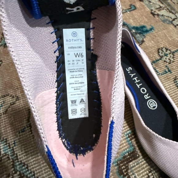 Rothy's Women's Pointed Flats in Lavender - Picture 3 of 5